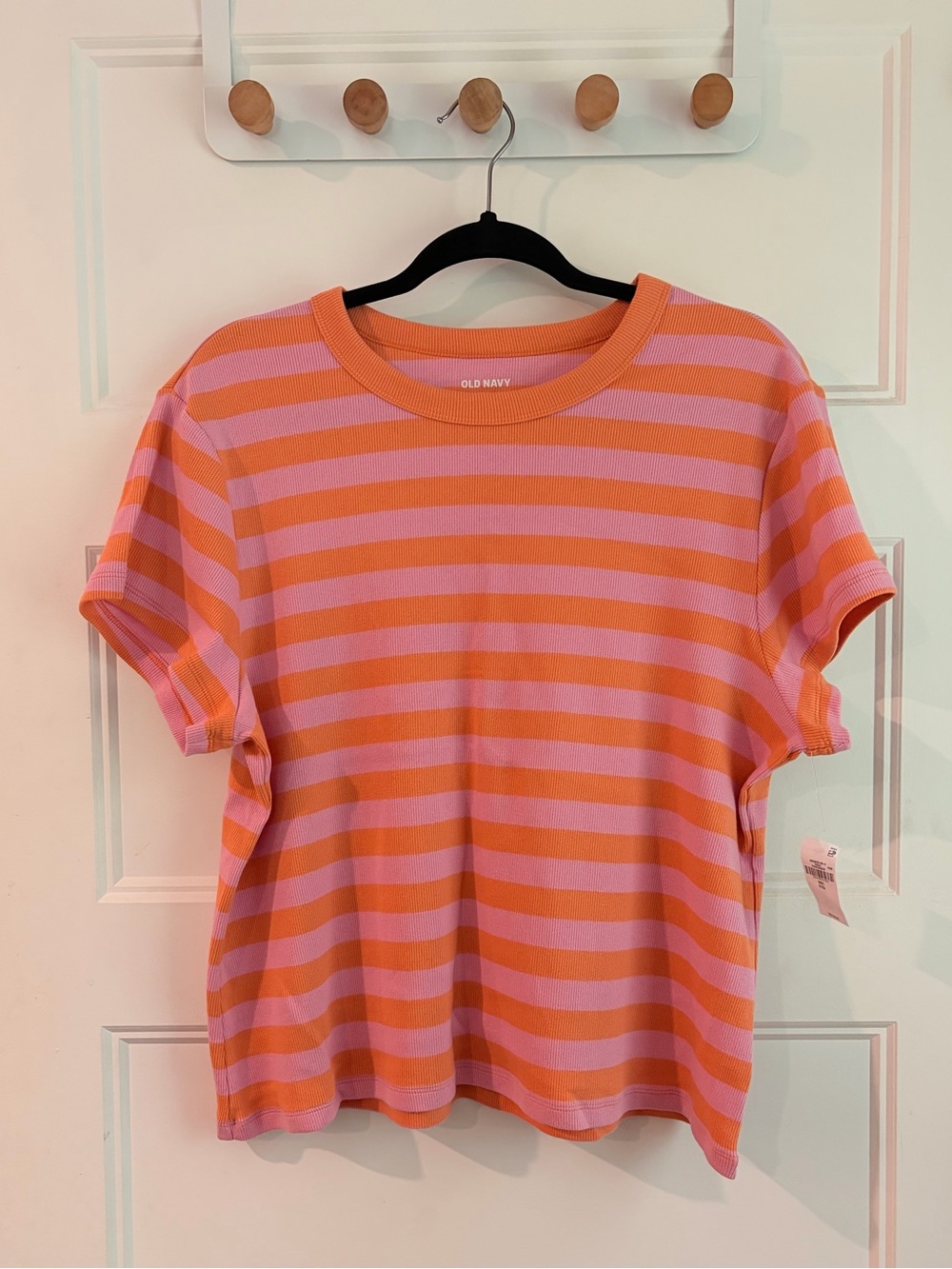 Old Navy Women’s Striped Snug Fit Short Sleeve Tee | XXL
